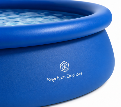 Keychron Ergodoxs 12ft Round Above-Ground Splash Pool with Filter Pump