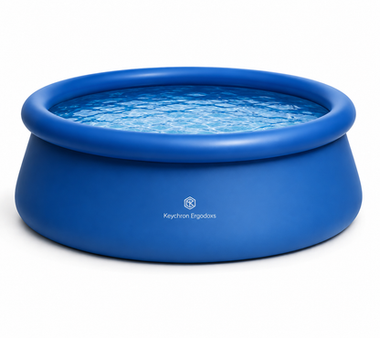 Keychron Ergodoxs 12ft Round Above-Ground Splash Pool with Filter Pump