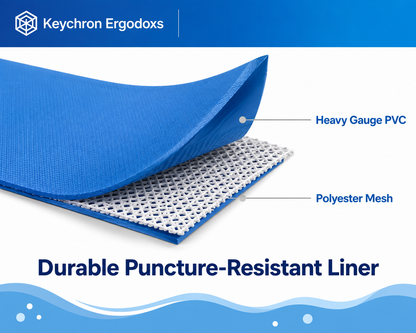 Keychron Ergodoxs 14ft Adventure Round Metal Frame Above-Ground Pool with FiltraBoost 800S Pump